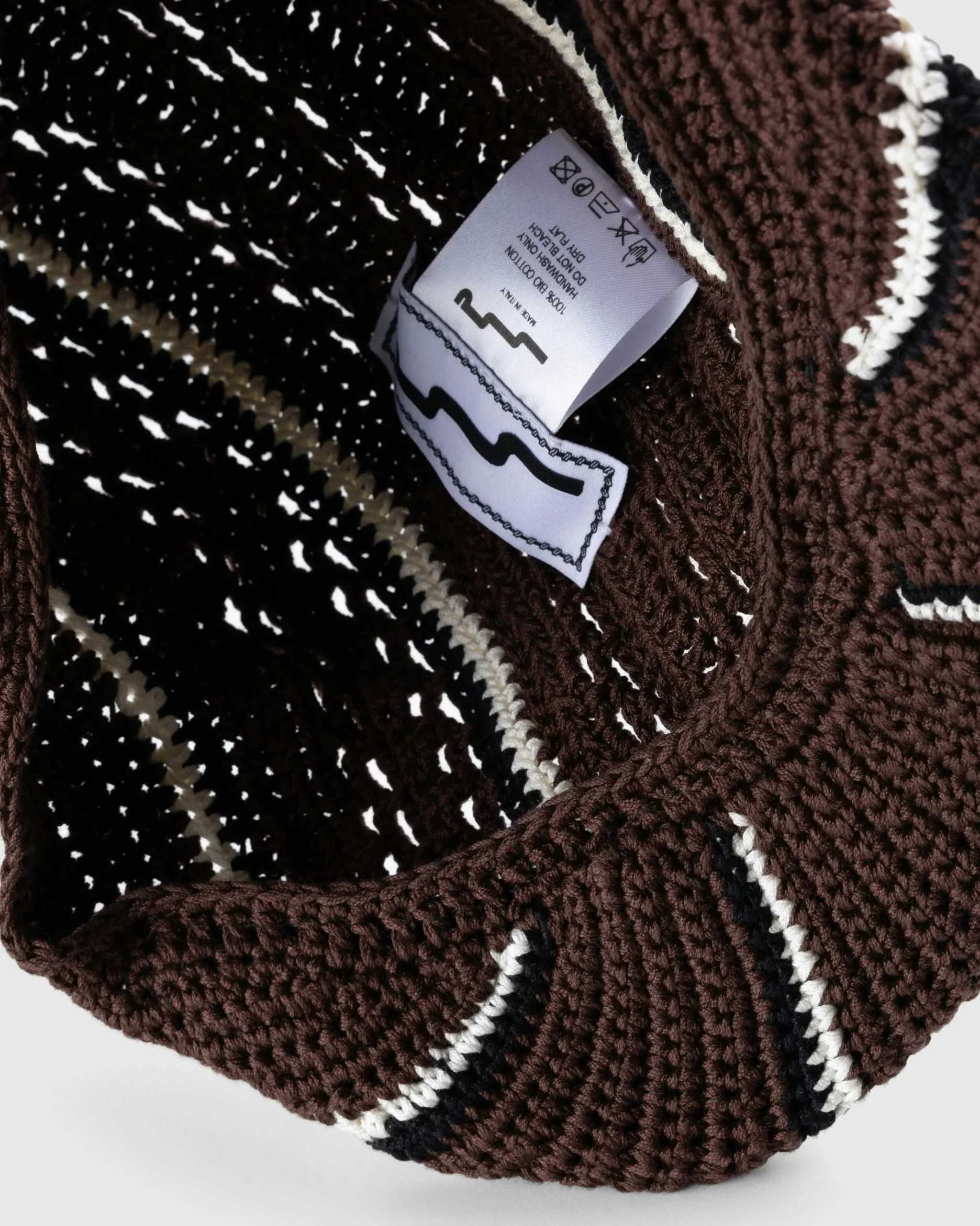 Shop SSU Crochet Flat Hat brown/chalk