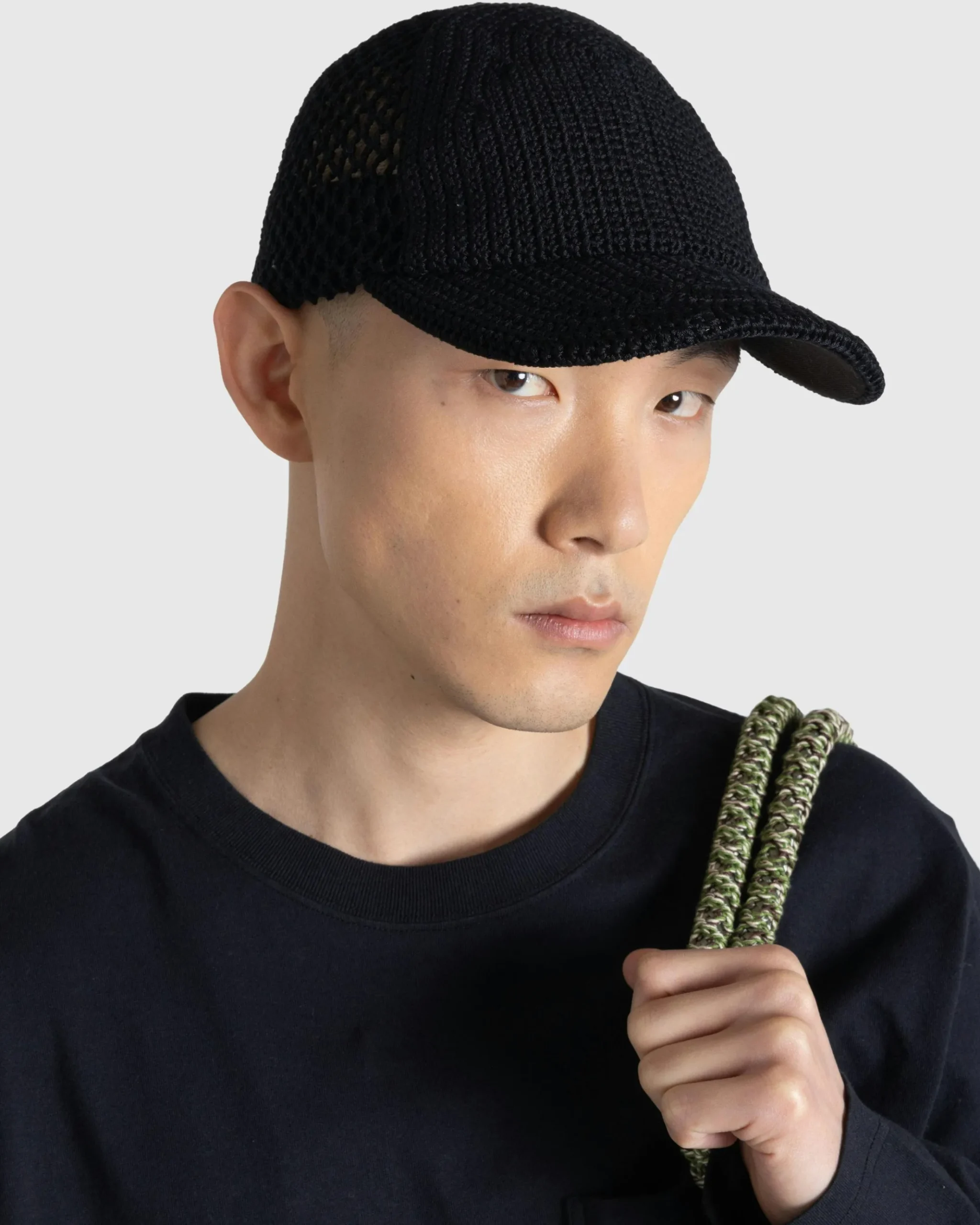 Store SSU Crochet Trucker Hat black