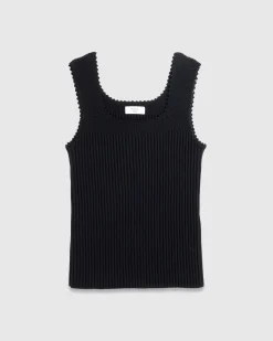 Shop Martine Rose Crochet Vest black