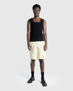 Shop Martine Rose Crochet Vest black