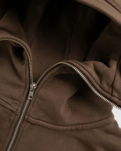 New Entire Studios Cropped Full Zip brunette
