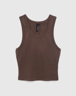 New Entire Studios Cropped Tank brunette