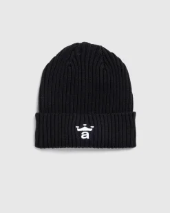 Flash Sale Awake NY Crown A Cable Beanie black