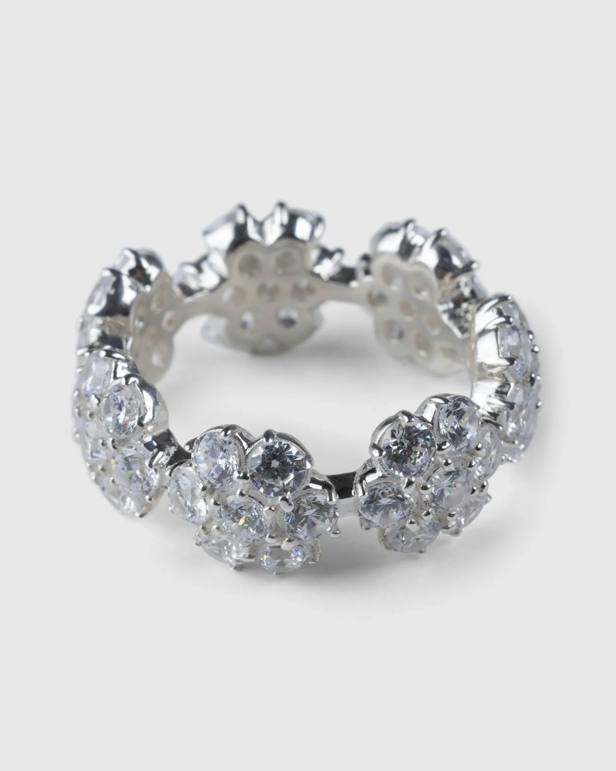 Hot Hatton Labs Daisy Eternity Ring silver/white