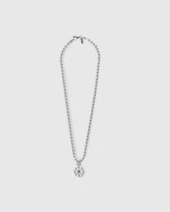 Store Hatton Labs Daisy Pendant Necklace silver/white