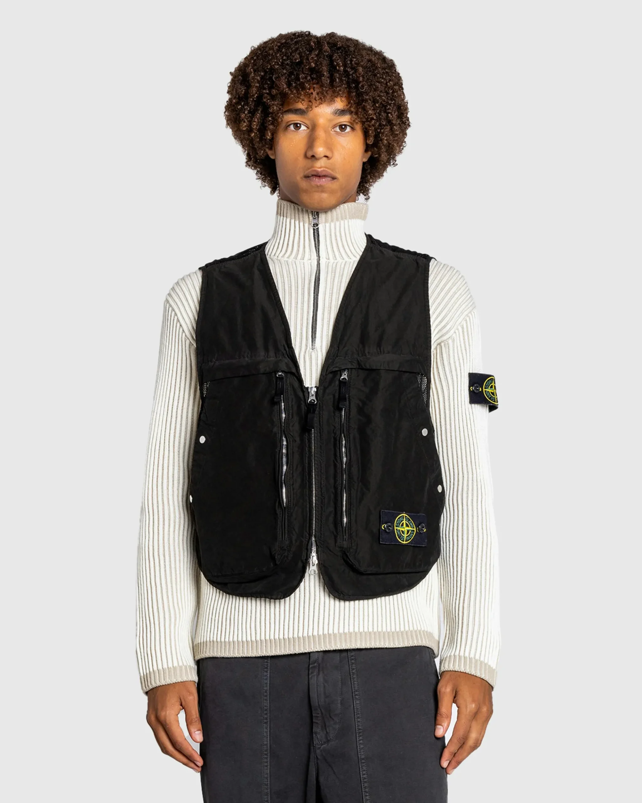 New Stone Island David Light-TC Vest black