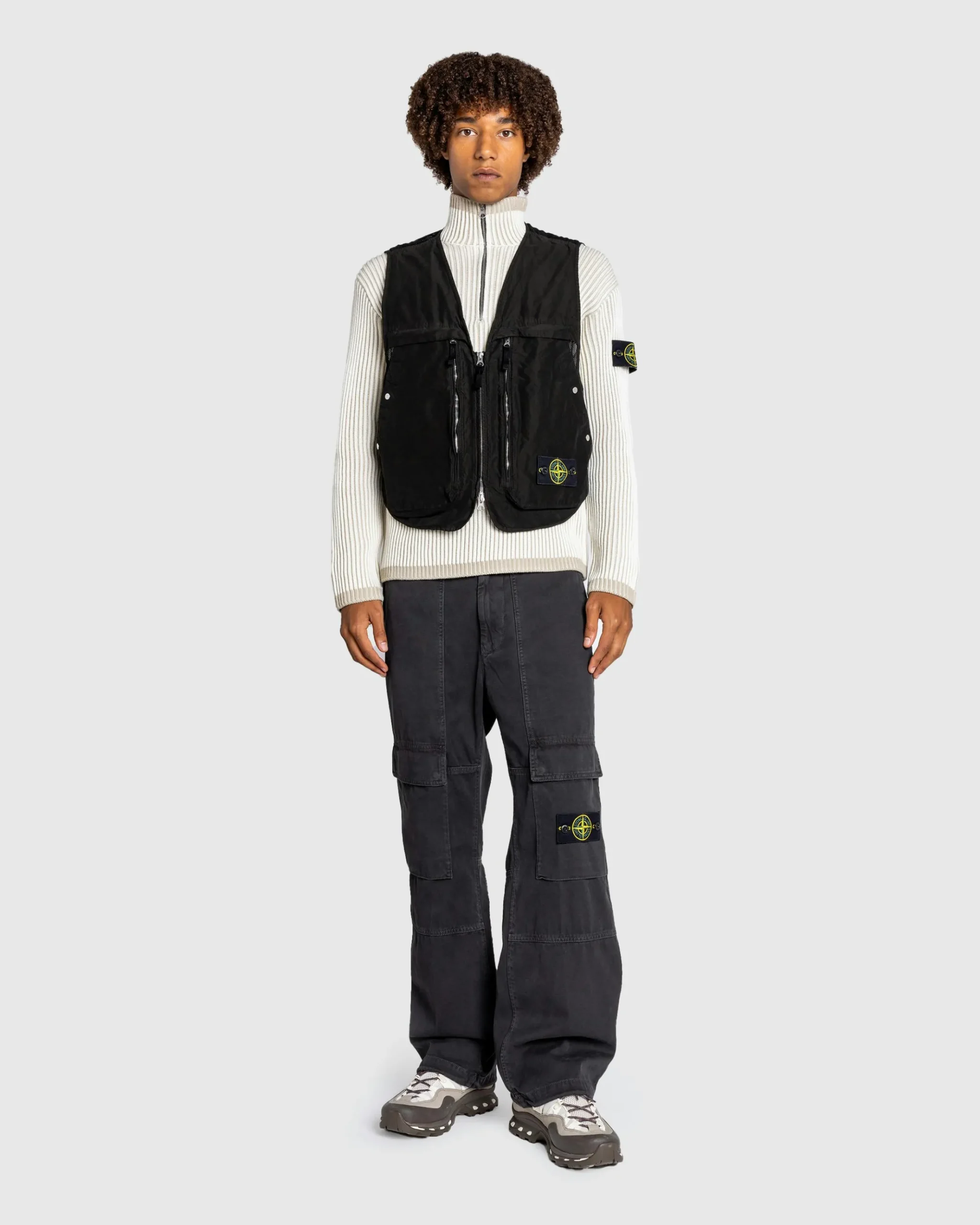 New Stone Island David Light-TC Vest black