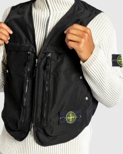 New Stone Island David Light-TC Vest black