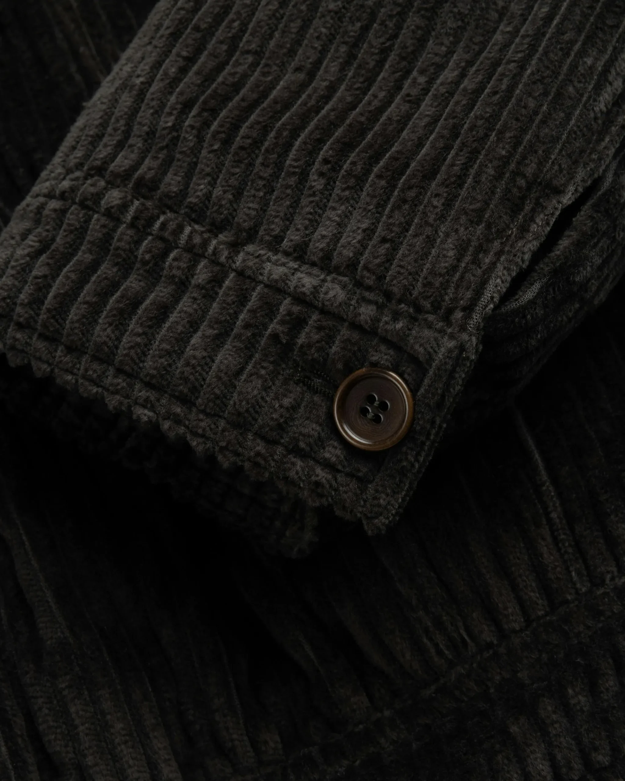 New Meta Campania Collective Dayton Corduroy Trucker Jacket Dark Chocolate Brown darkchocolatebrown