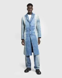 Fashion Diesel Denim Coat Medium blue