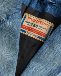 Fashion Diesel Denim Coat Medium blue