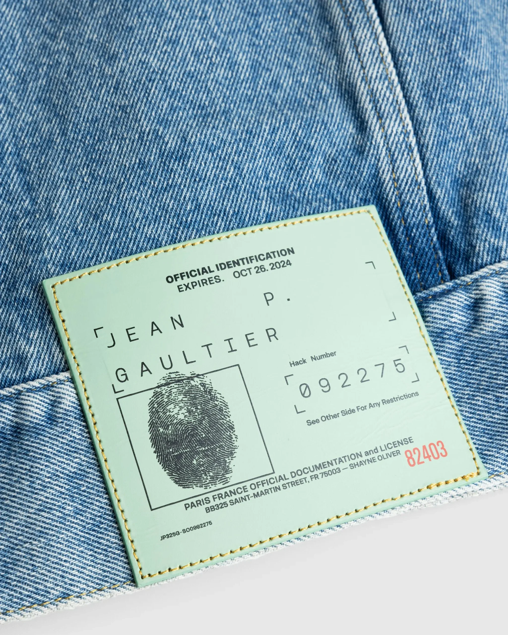 Sale Jean Paul Gaultier Denim Jacket Light Blue lightblue