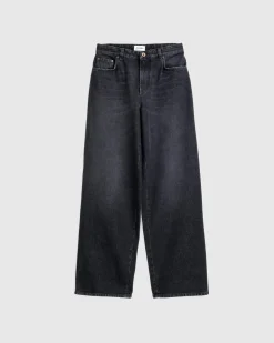Clearance Jean Paul Gaultier Denim Pant Printed "Body Marinière" Vintage Black/White vintageblack/white/white