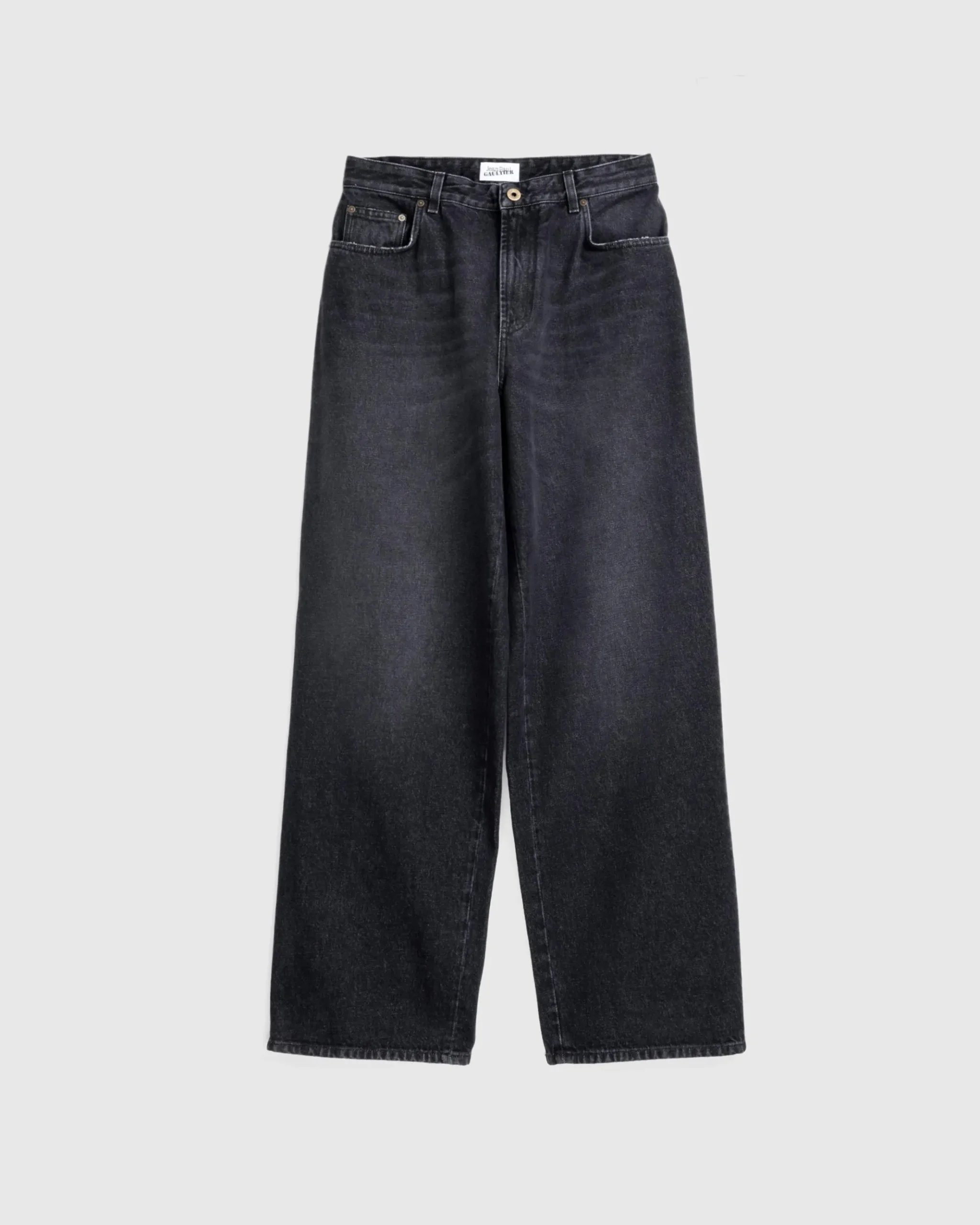 Clearance Jean Paul Gaultier Denim Pant Printed "Body Marinière" Vintage Black/White vintageblack/white/white
