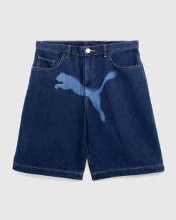 Cheap Puma Denim Short Dark Denim darkdenim