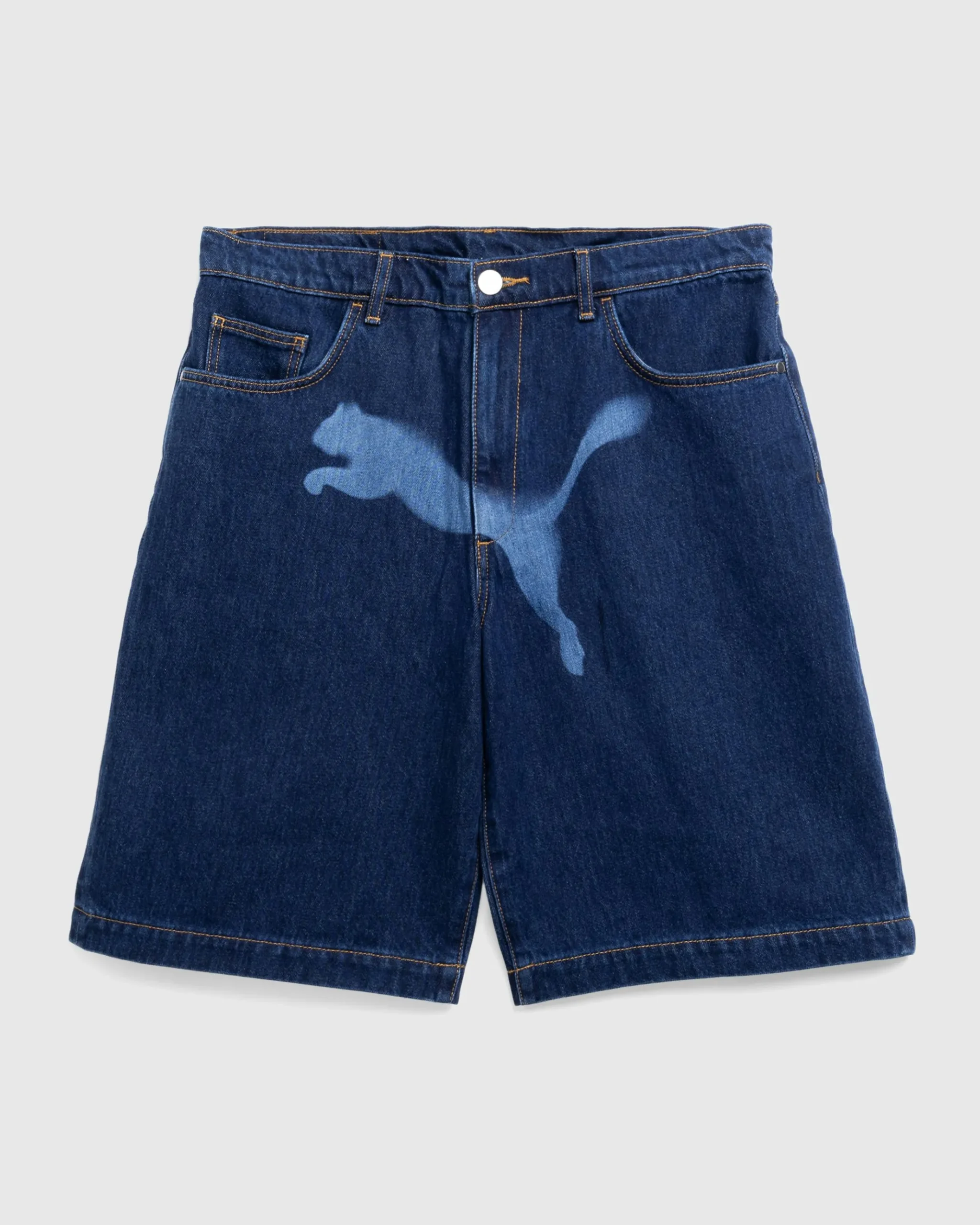 Cheap Puma Denim Short Dark Denim darkdenim