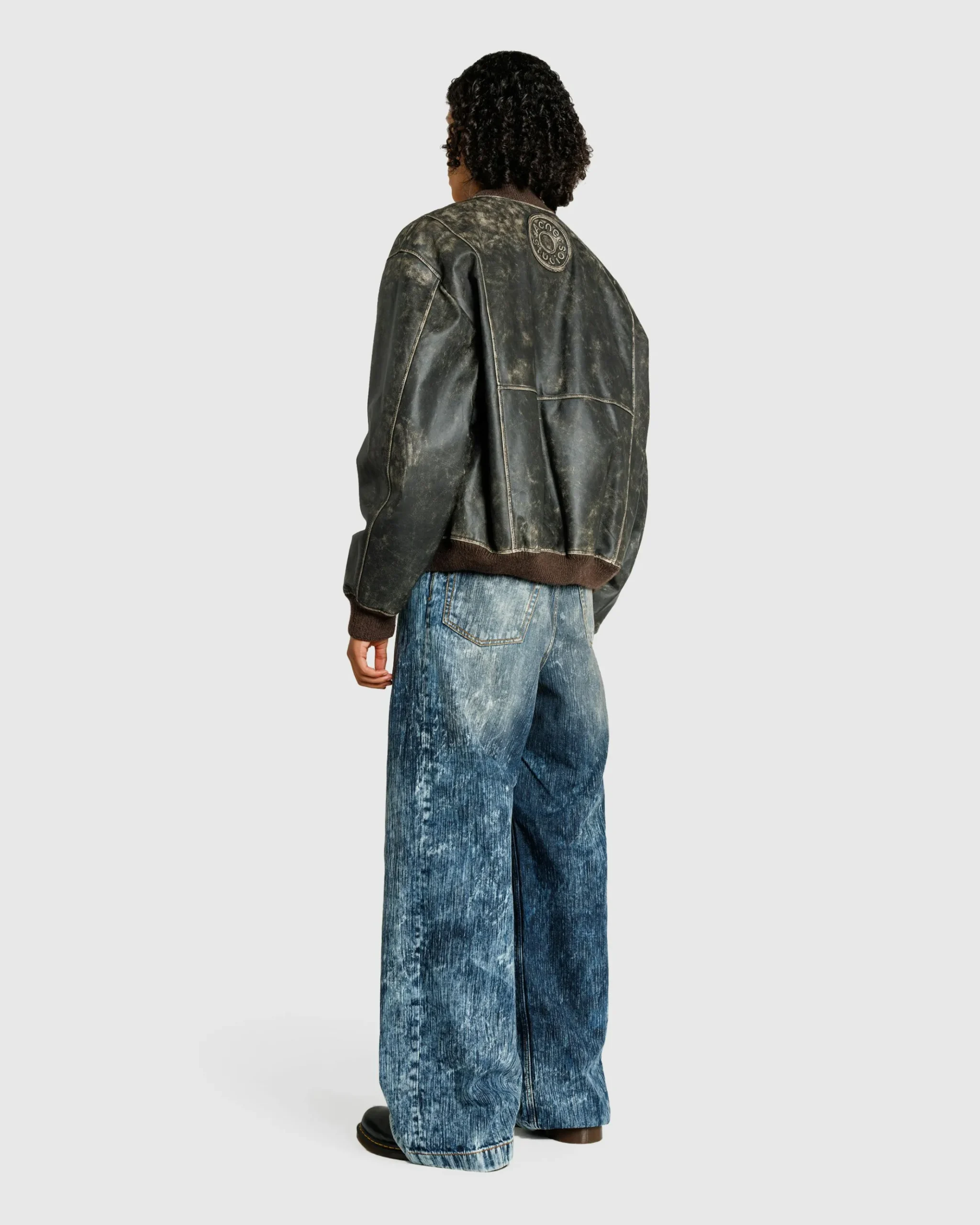 Clearance Acne Studios Denim Trousers Stone Grey stonegrey