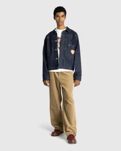 Online Human Made Denim Work Jacket Rigid indigo
