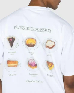 Discount Café de Flore Dessert T-Shirt white