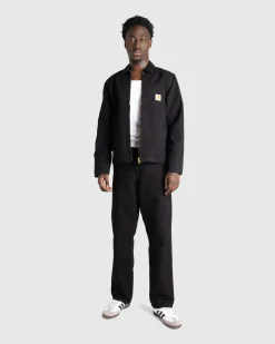 Shop Carhartt WIP Detroit Jacket Black/Aged Canvas