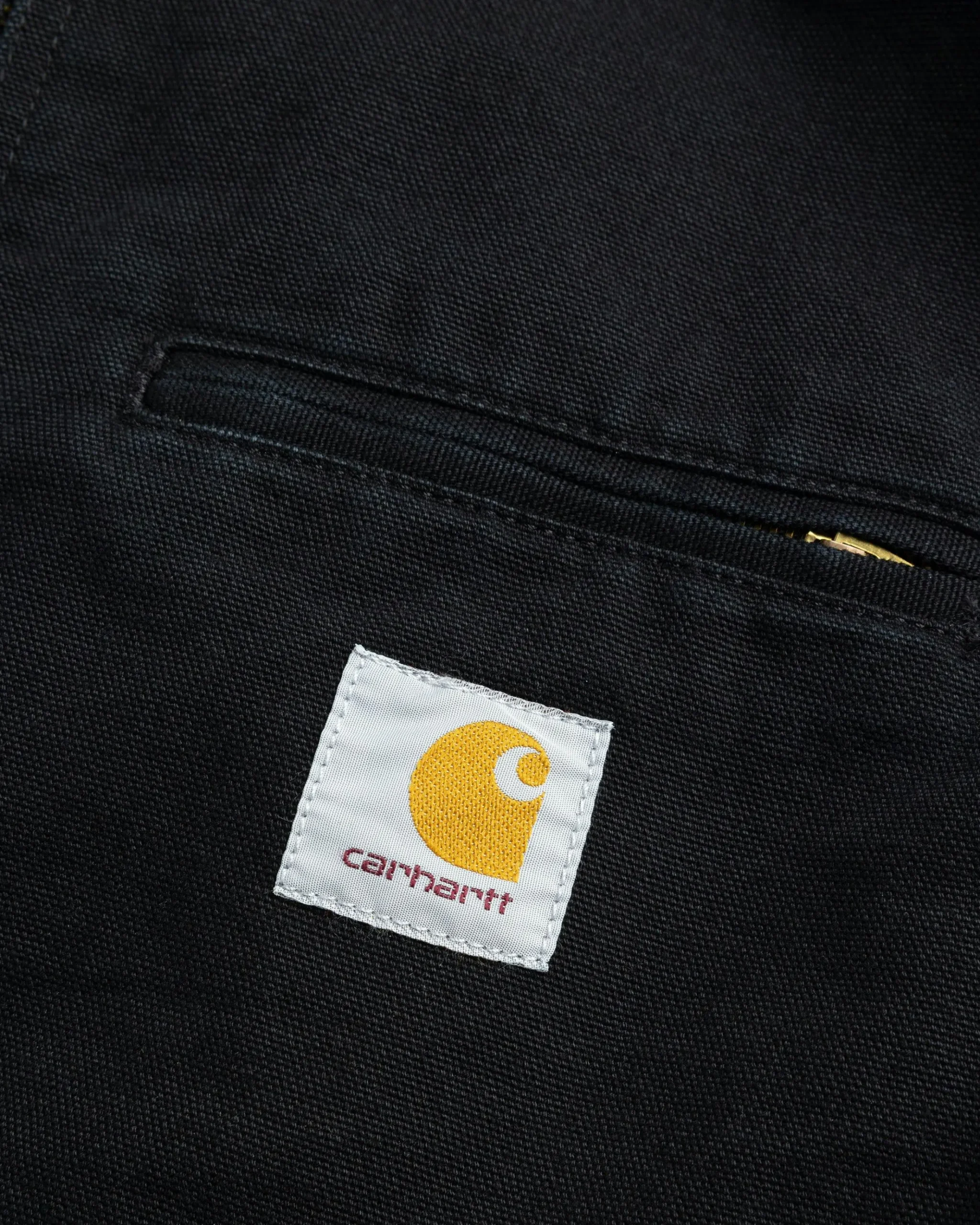 Shop Carhartt WIP Detroit Jacket Black/Aged Canvas