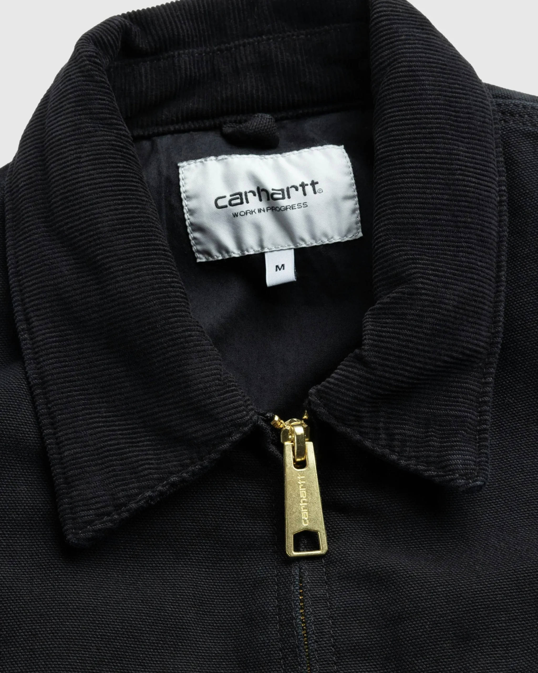 Shop Carhartt WIP Detroit Jacket Black/Aged Canvas
