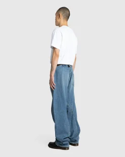 Hot Maison Margiela Diagonal Seam Jeans Medium Blue mediumblue