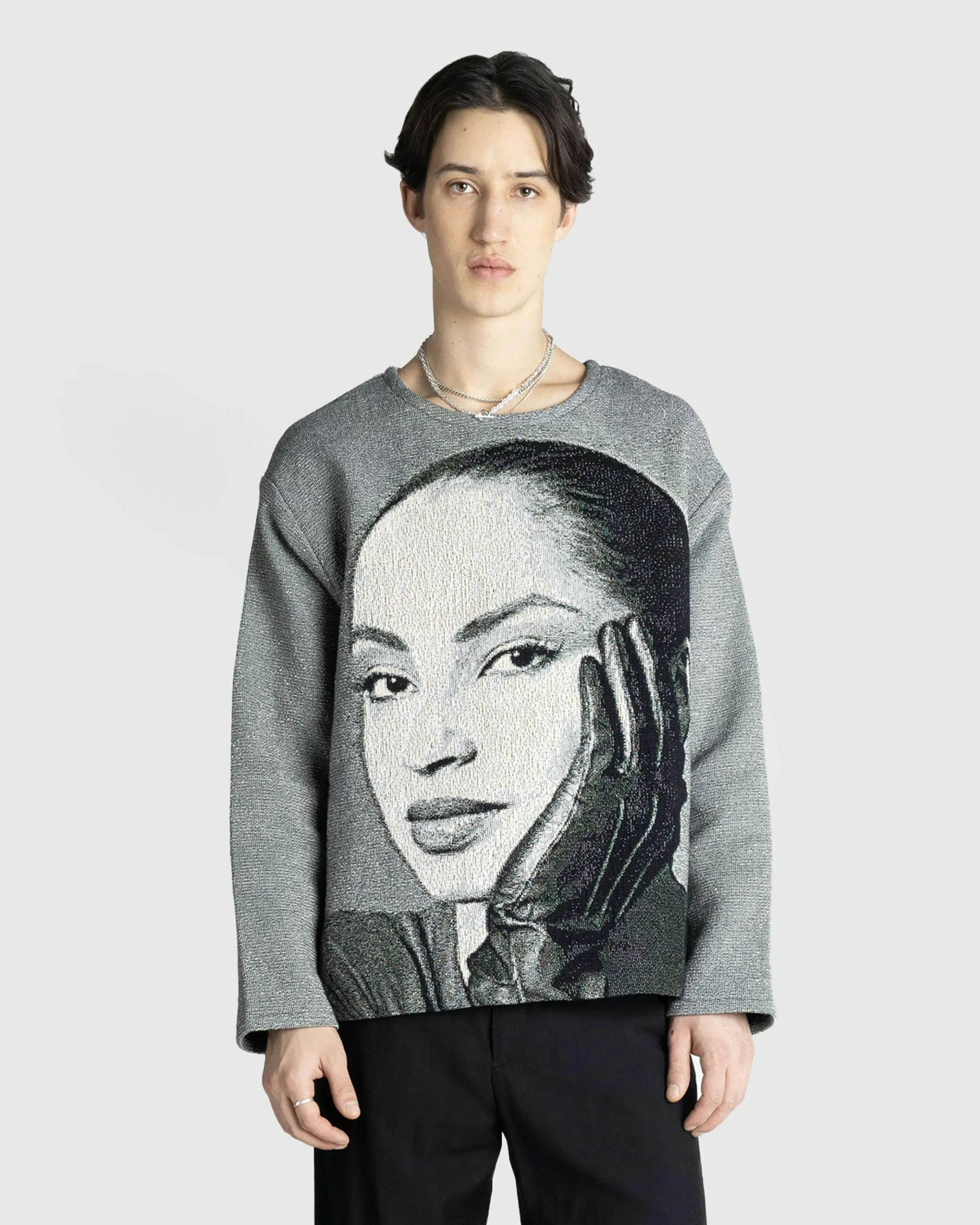 Best Sale KNITWRTH Diamond Life Knit Sweater Multi grey
