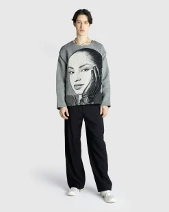 Best Sale KNITWRTH Diamond Life Knit Sweater Multi grey