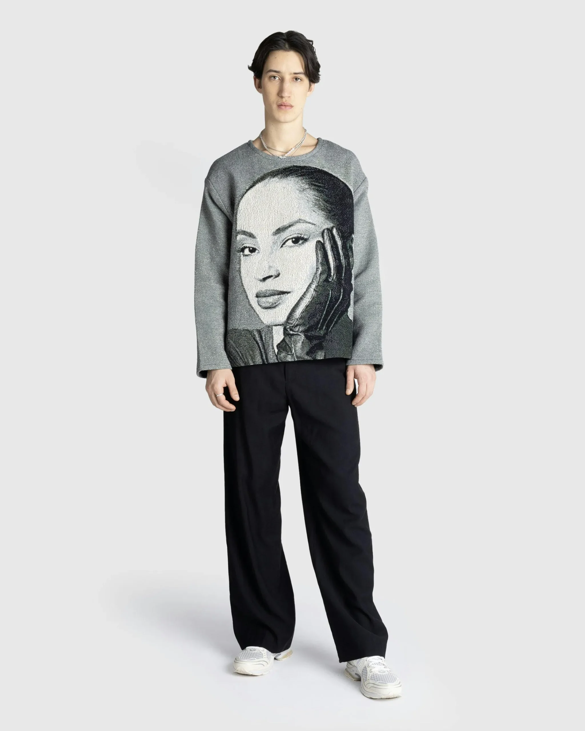 Best Sale KNITWRTH Diamond Life Knit Sweater Multi grey