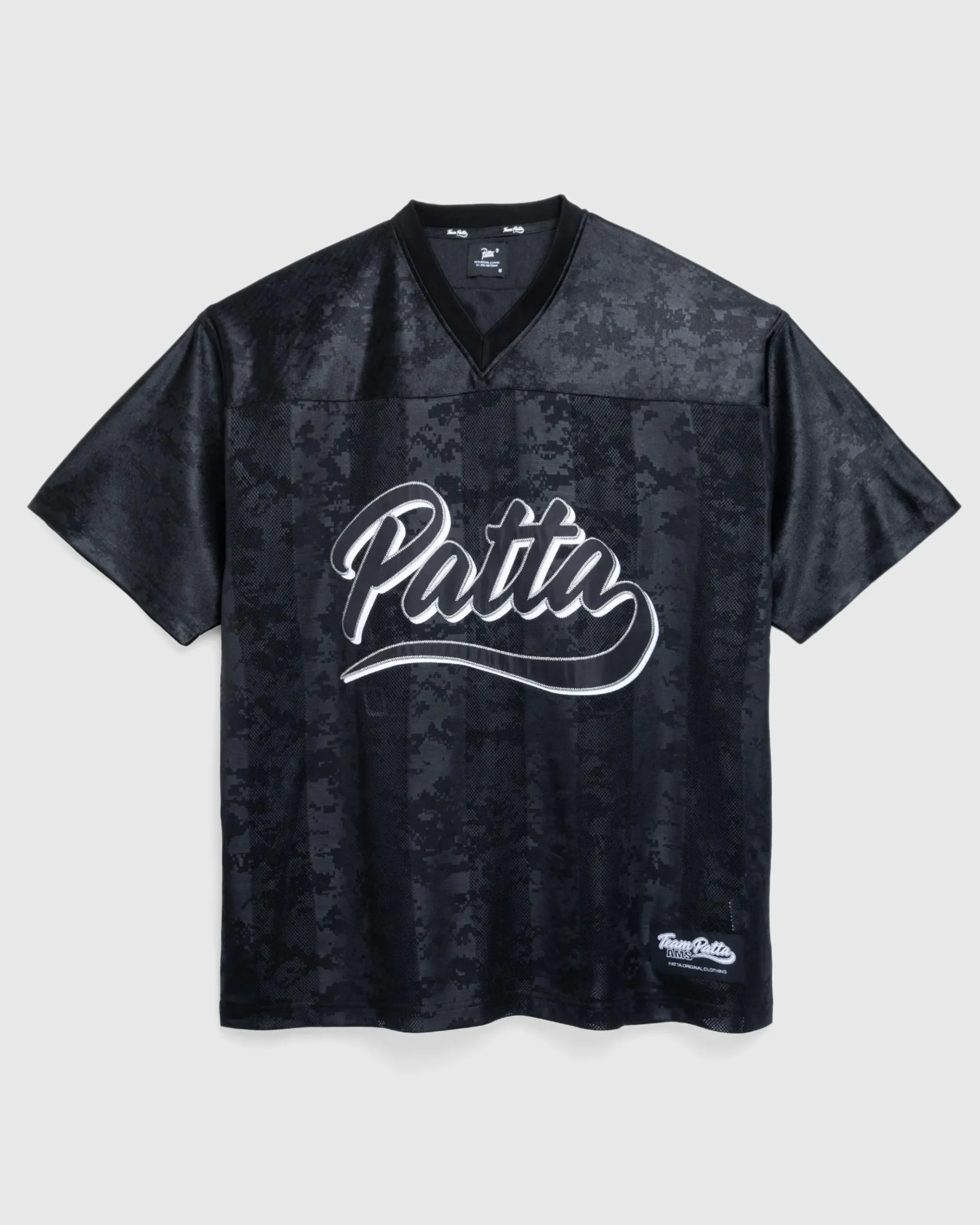 Shop Patta Digi Lobi Mesh Football Jersey black