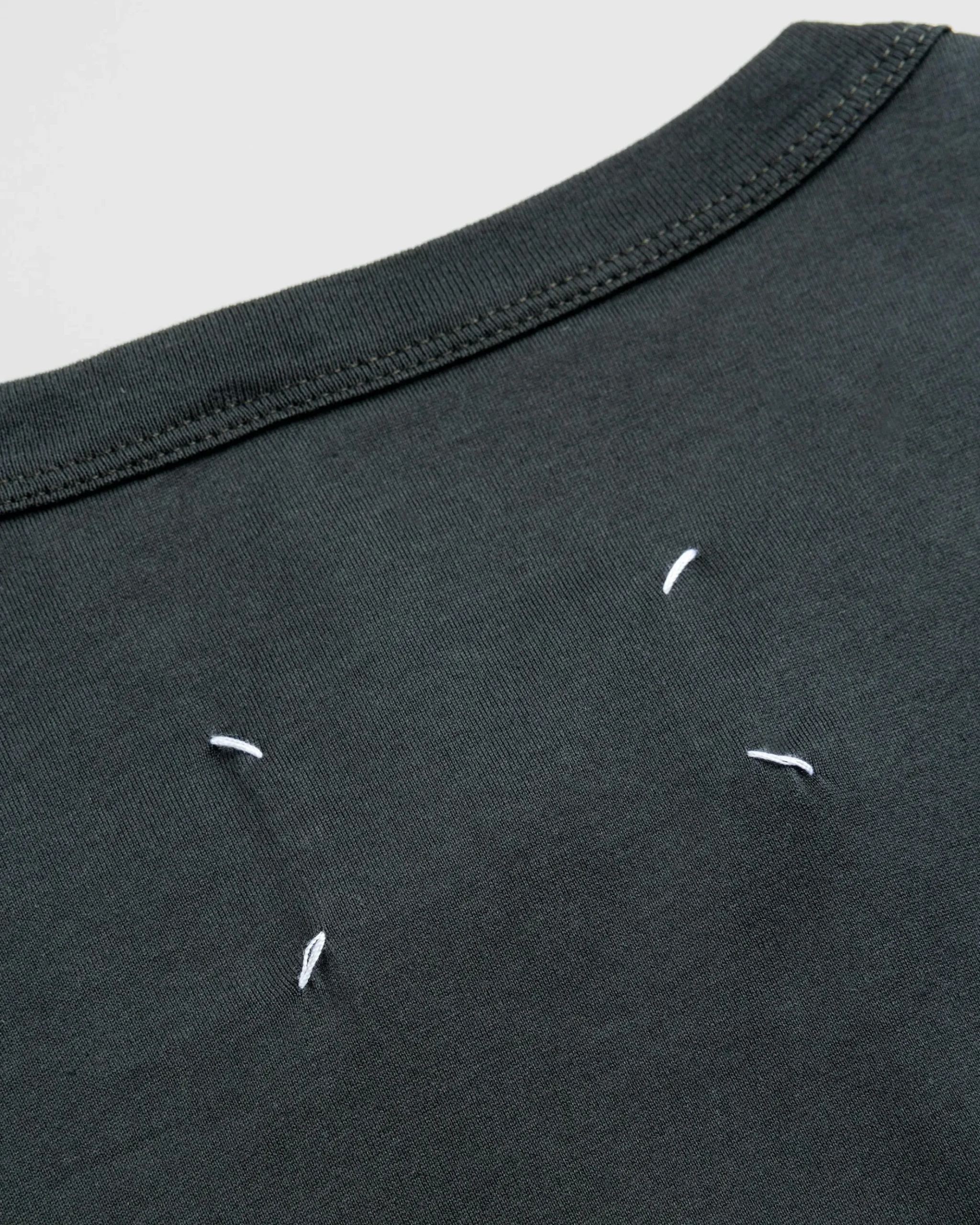 Flash Sale Maison Margiela Distorted Logo T-Shirt Washed Black washedblack/tonalembroidery