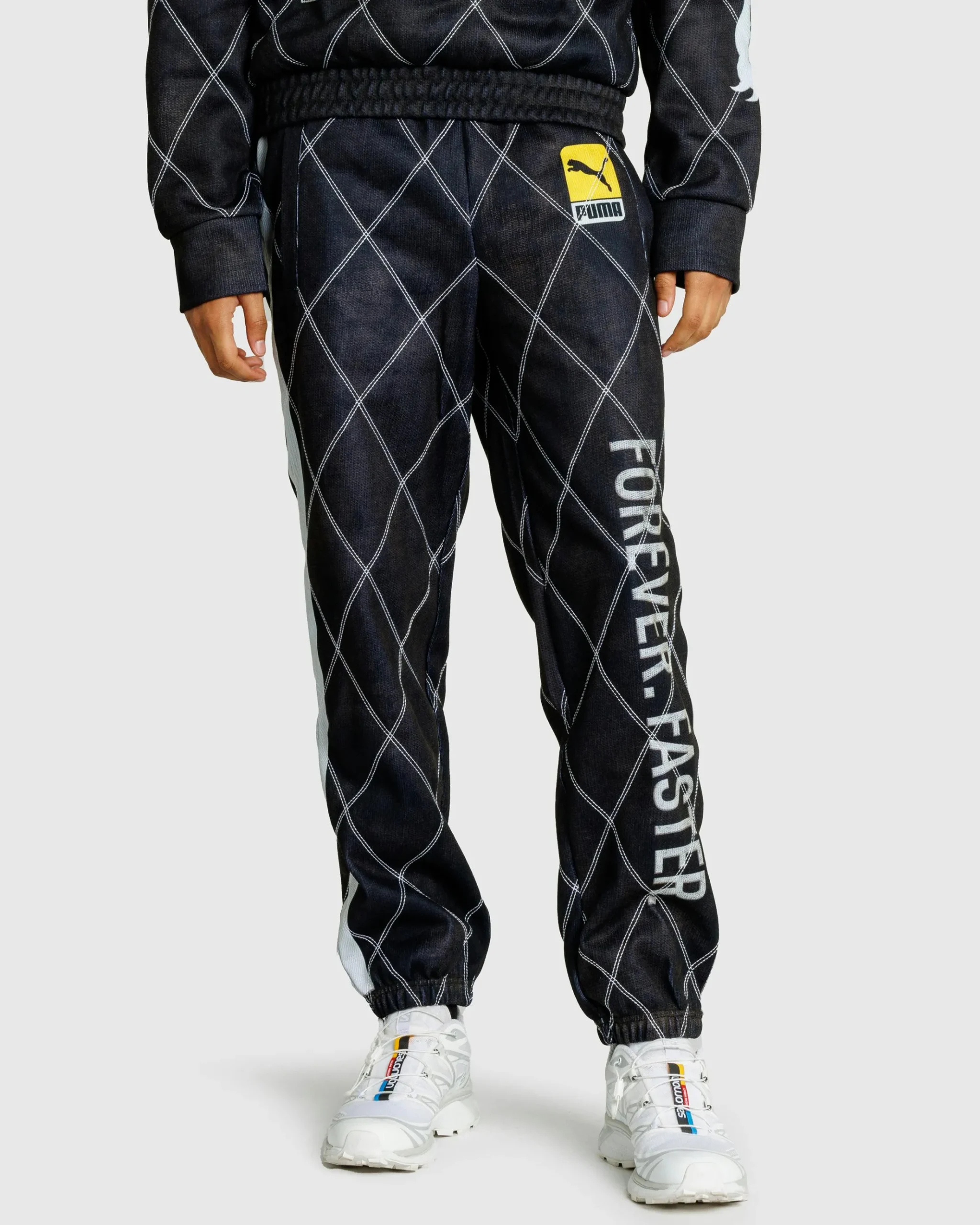 Cheap Puma Distressed Sweatpant Black pumablack