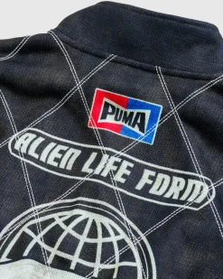 Fashion Puma Distressed Sweatshirt  Black pumablack