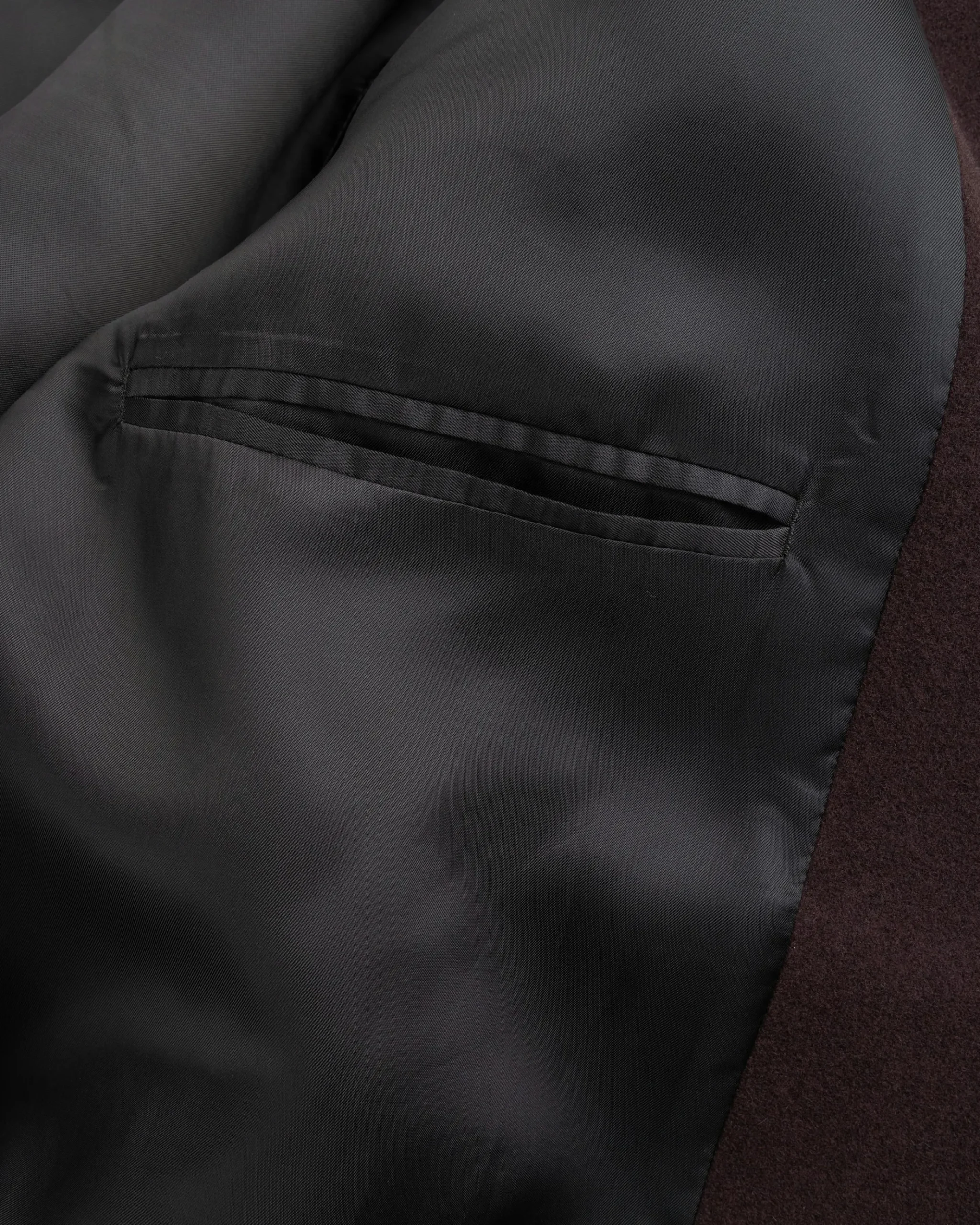 Fashion Auralee Double Cloth Heavy Wool Pile Zip Hoodie Dark Brown darkbrown