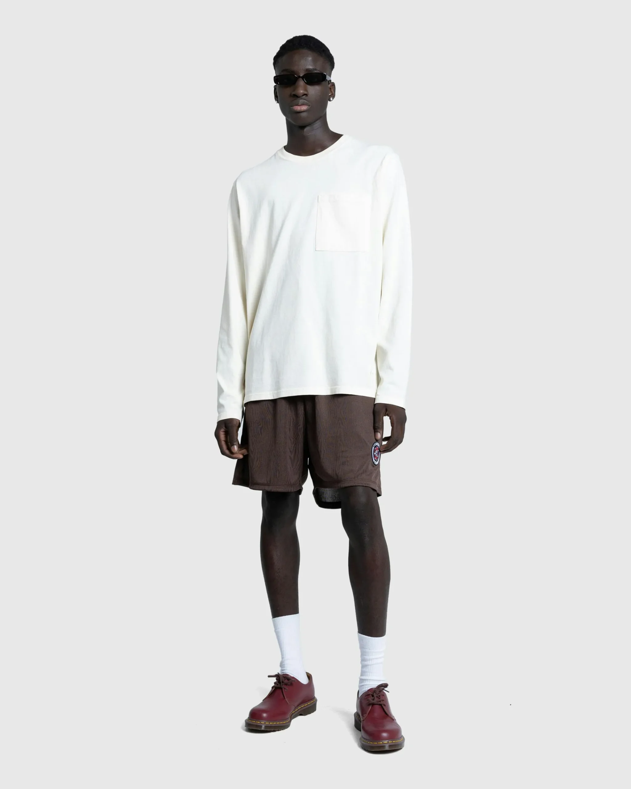 Flash Sale Martine Rose Double Football Shorts brown