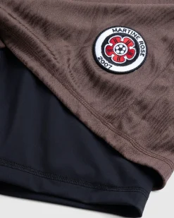 Flash Sale Martine Rose Double Football Shorts brown