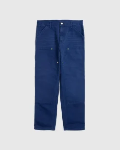 Shop Carhartt WIP Double Knee Pant Air Force Blue/Aged Canvas airforceblue/agedcanvas