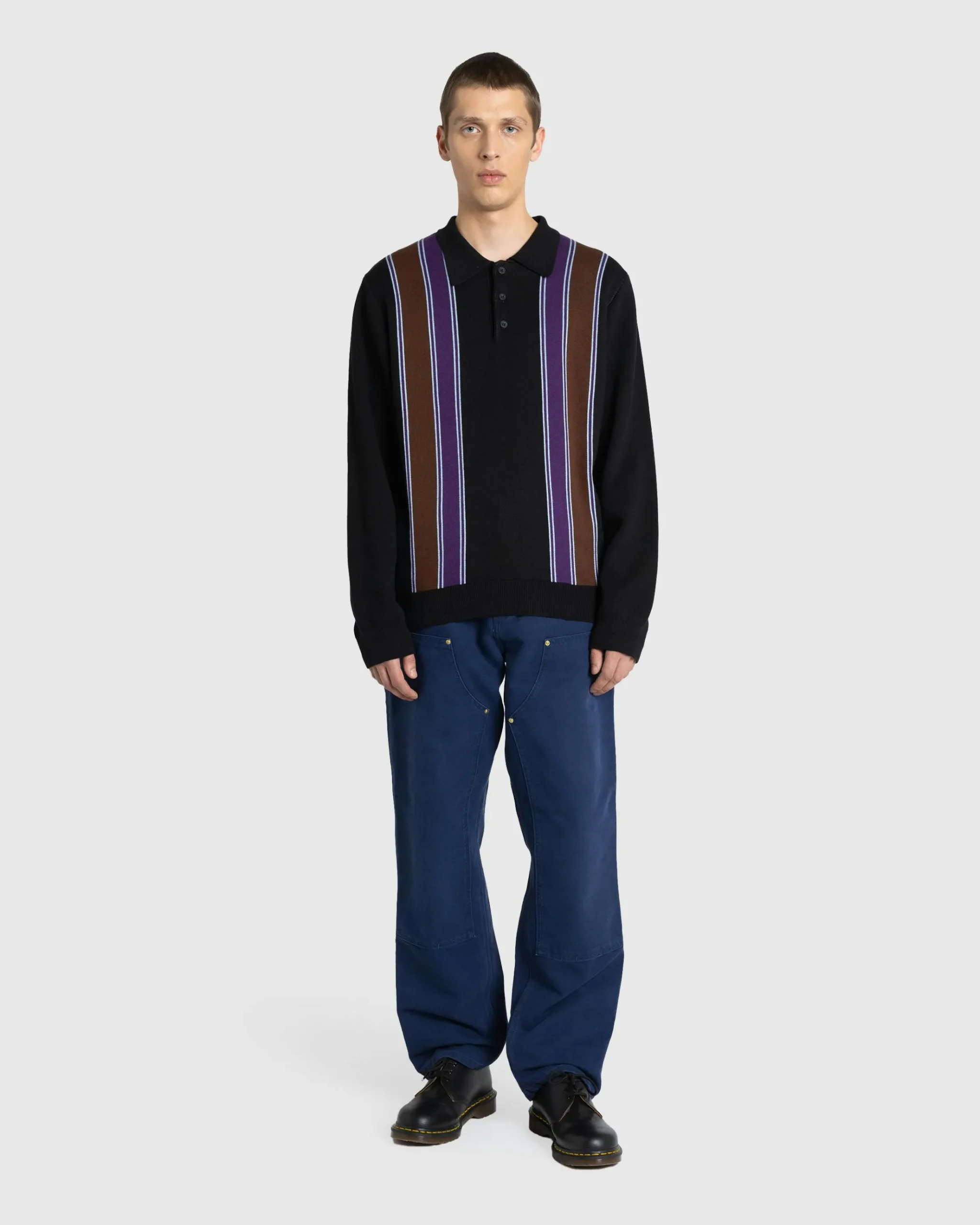 Shop Carhartt WIP Double Knee Pant Air Force Blue/Aged Canvas airforceblue/agedcanvas
