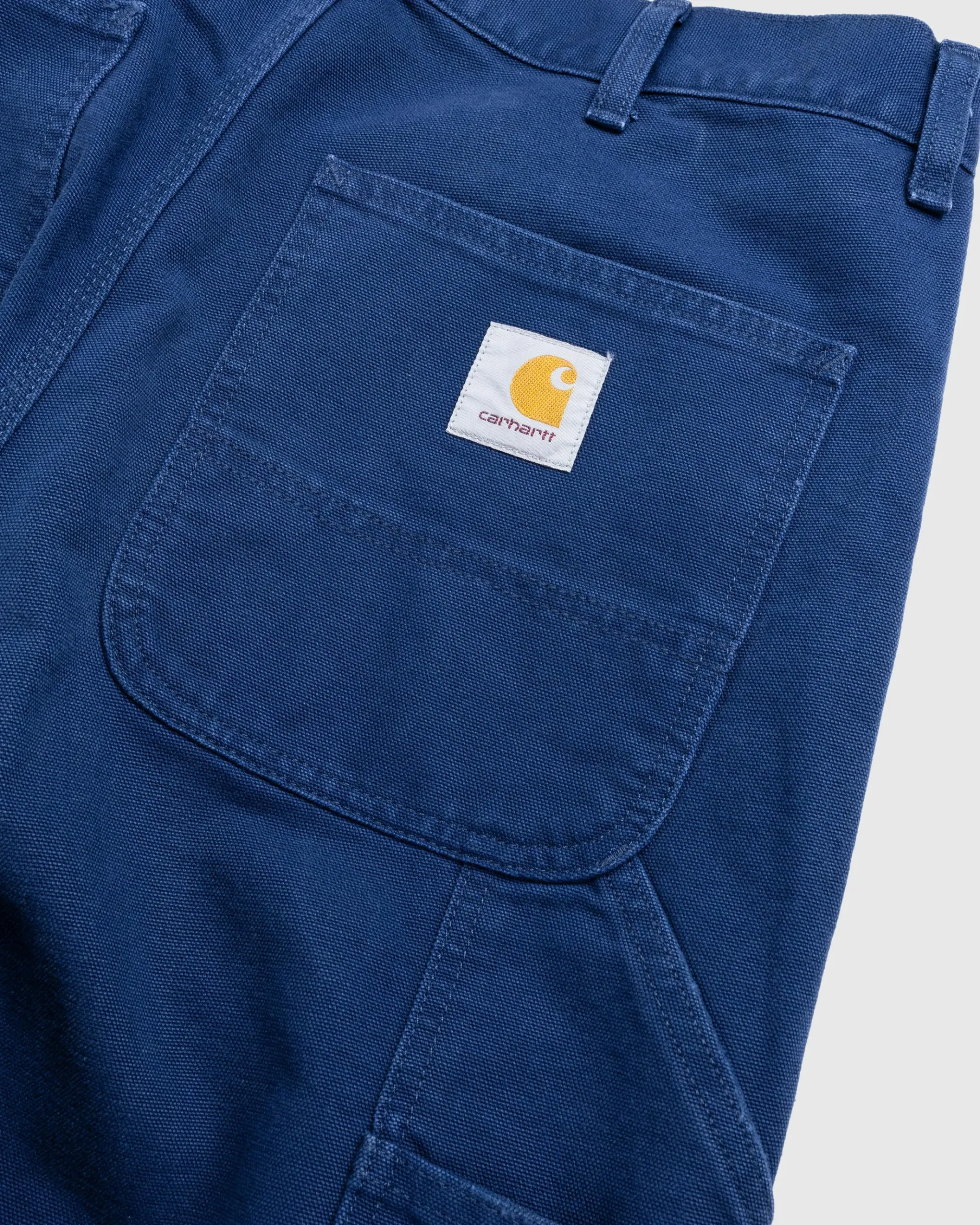 Shop Carhartt WIP Double Knee Pant Air Force Blue/Aged Canvas airforceblue/agedcanvas