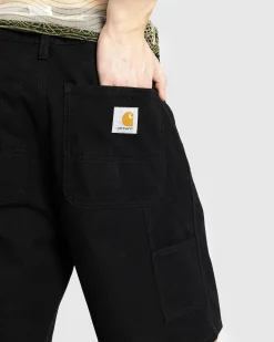 Flash Sale Carhartt WIP Double Knee Short black/rinsed