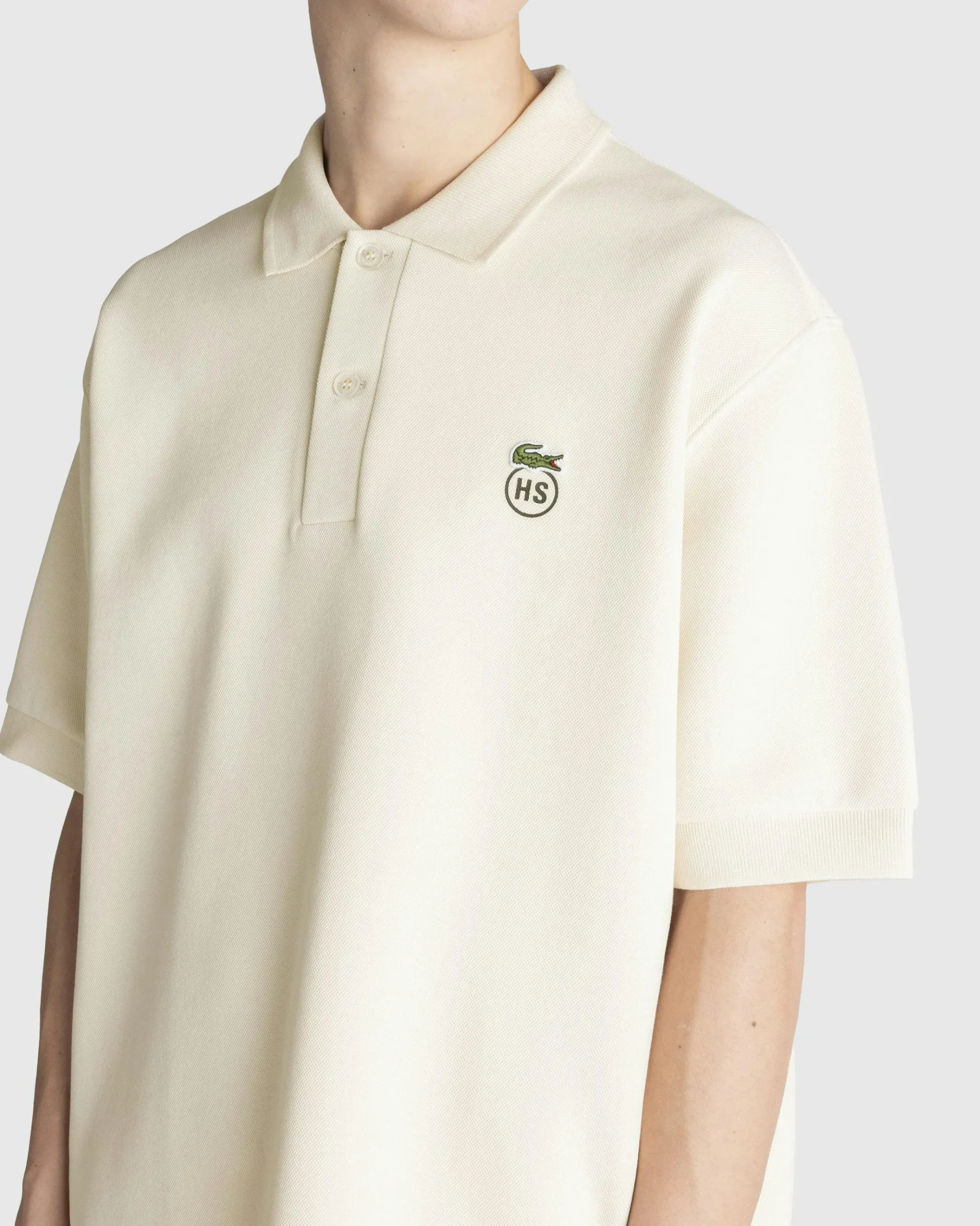 Flash Sale Lacoste Double-Faced Piqué Polo Shirt eggshell
