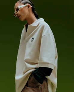 Flash Sale Lacoste Double-Faced Piqué Polo Shirt eggshell