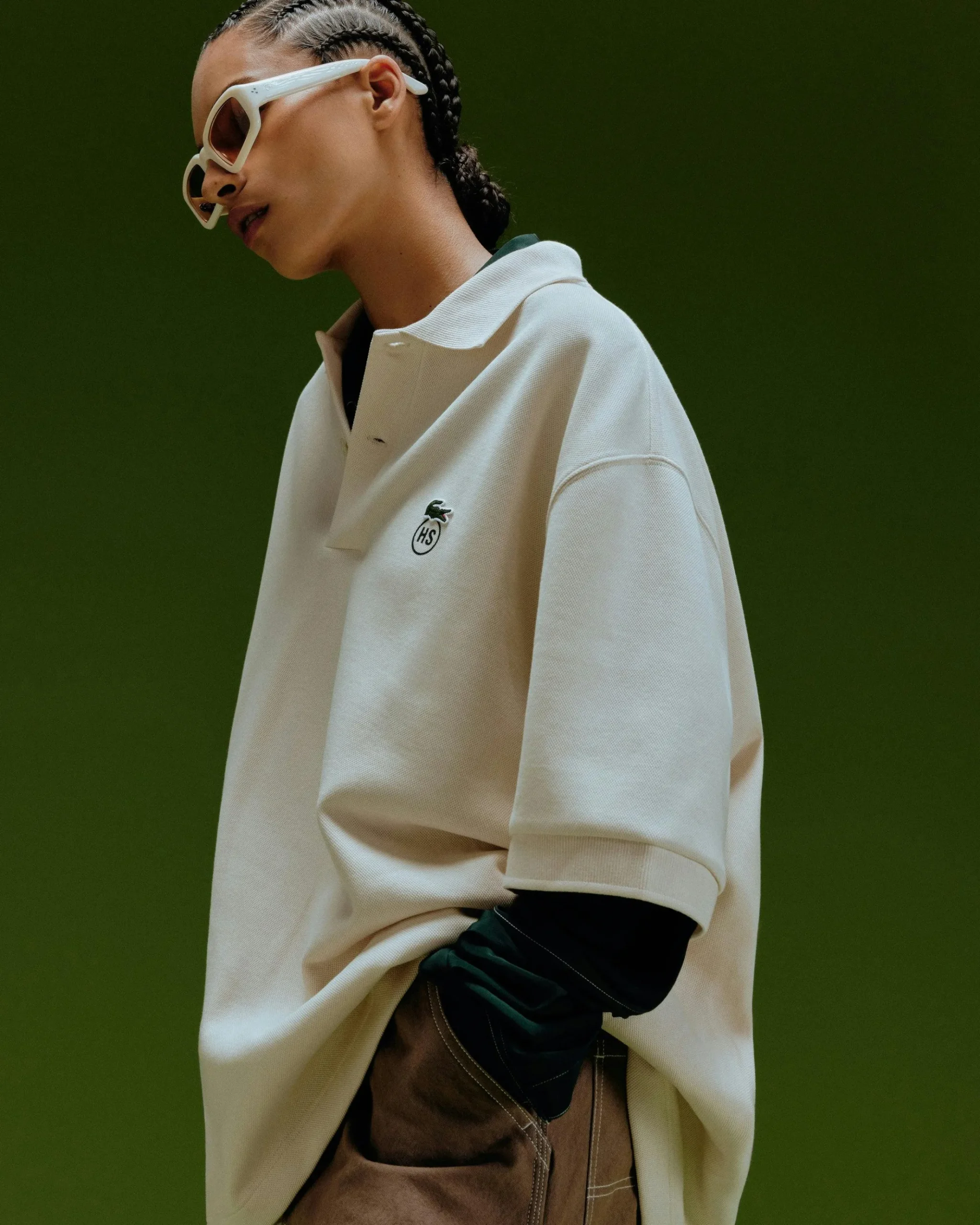 Flash Sale Lacoste Double-Faced Piqué Polo Shirt eggshell