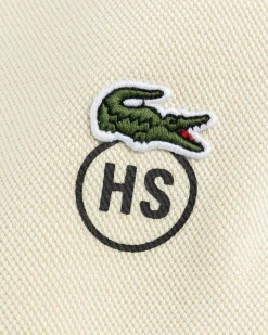 Fashion Lacoste Double-Faced Piqué Sweatpants eggshell