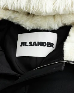 Shop Jil Sander Down Sport Coat black