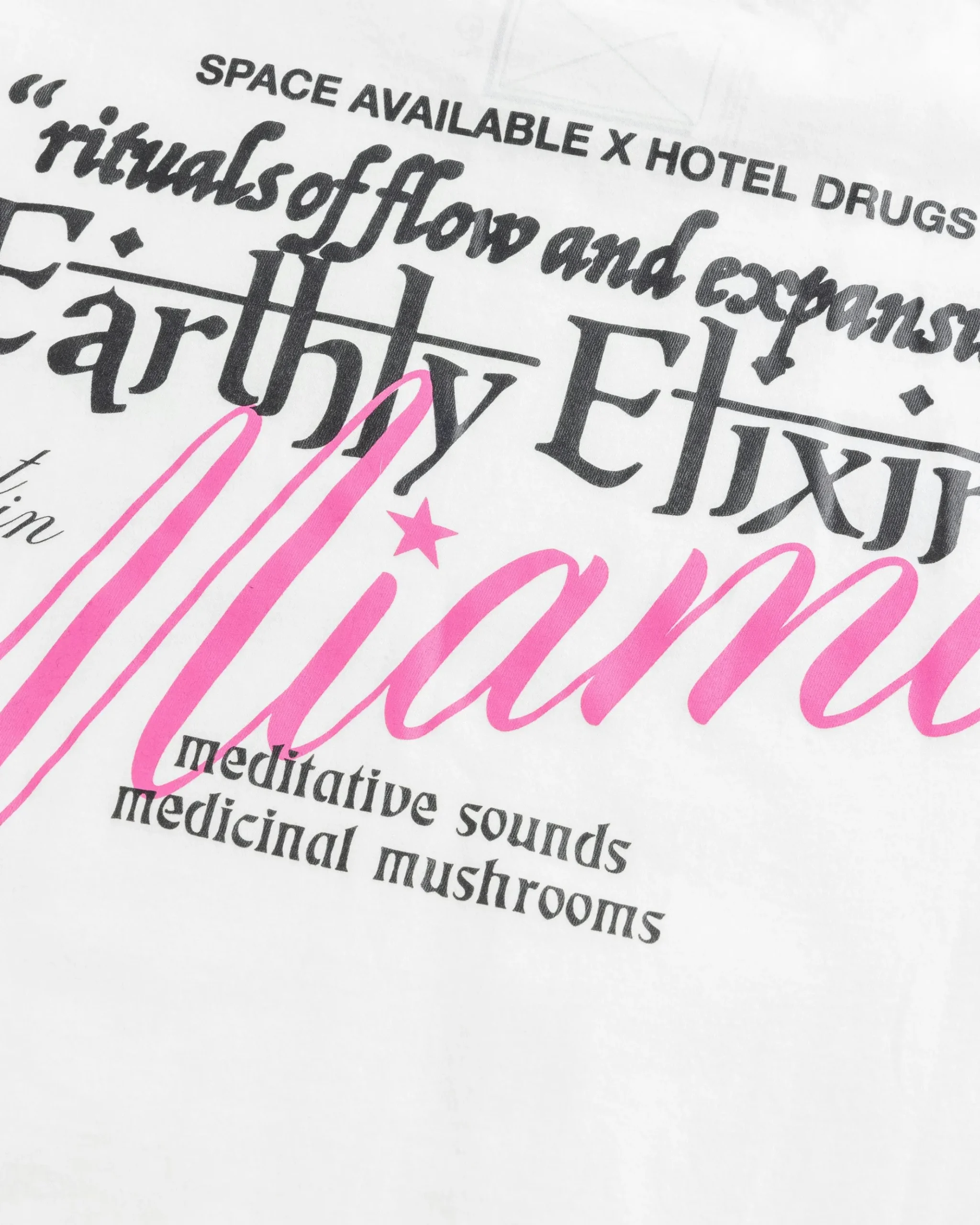 Outlet Space Available Studio Earthily Elixirs T-Shirt white