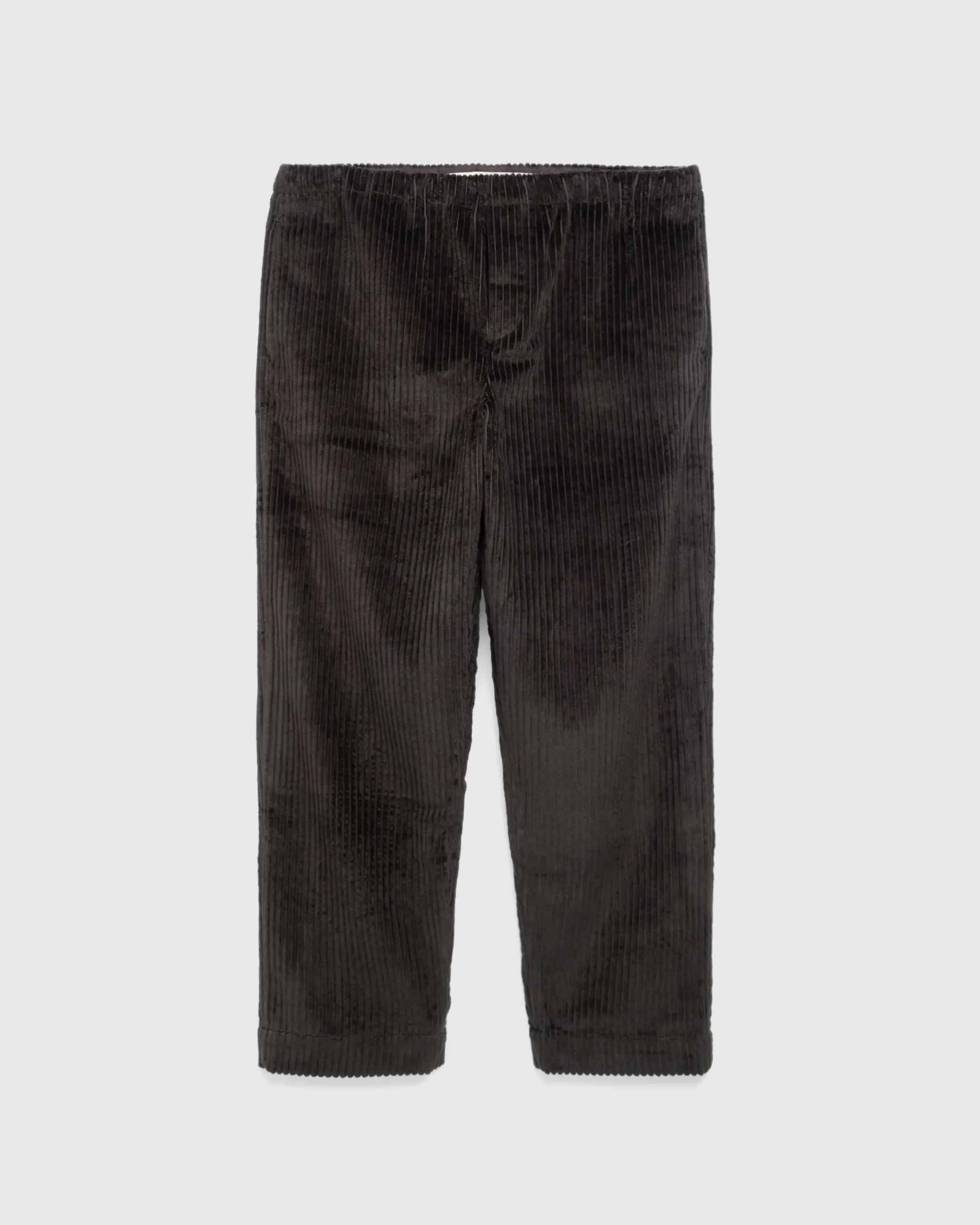 Hot Meta Campania Collective Ed Unlined Exaggerated Cotton Corduroy Drawstring Trousers Dark Chocolate Brown darkchocolatebrown