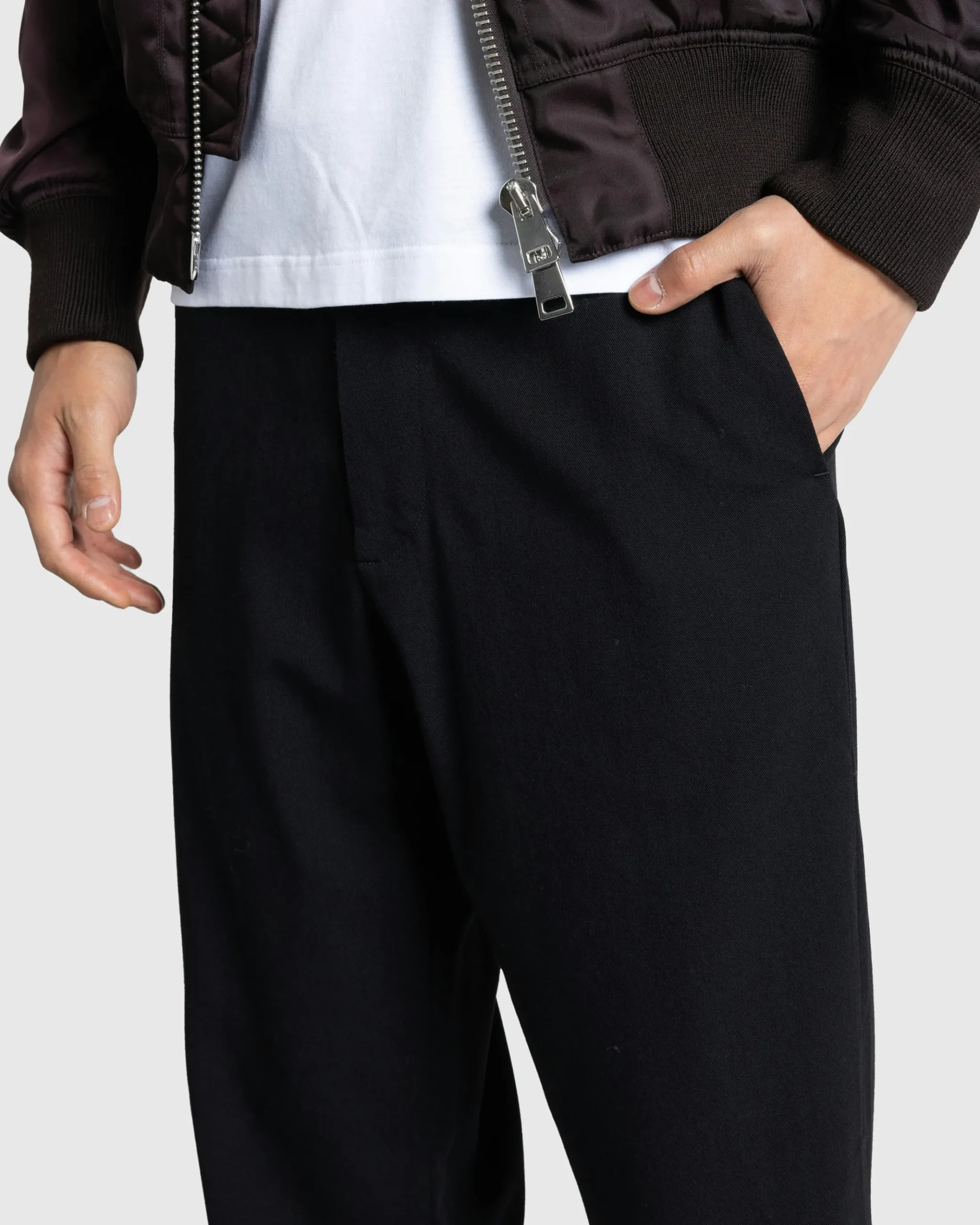 Outlet Meta Campania Collective Ed Unlined Midweight Cotton Drawstring Trousers black