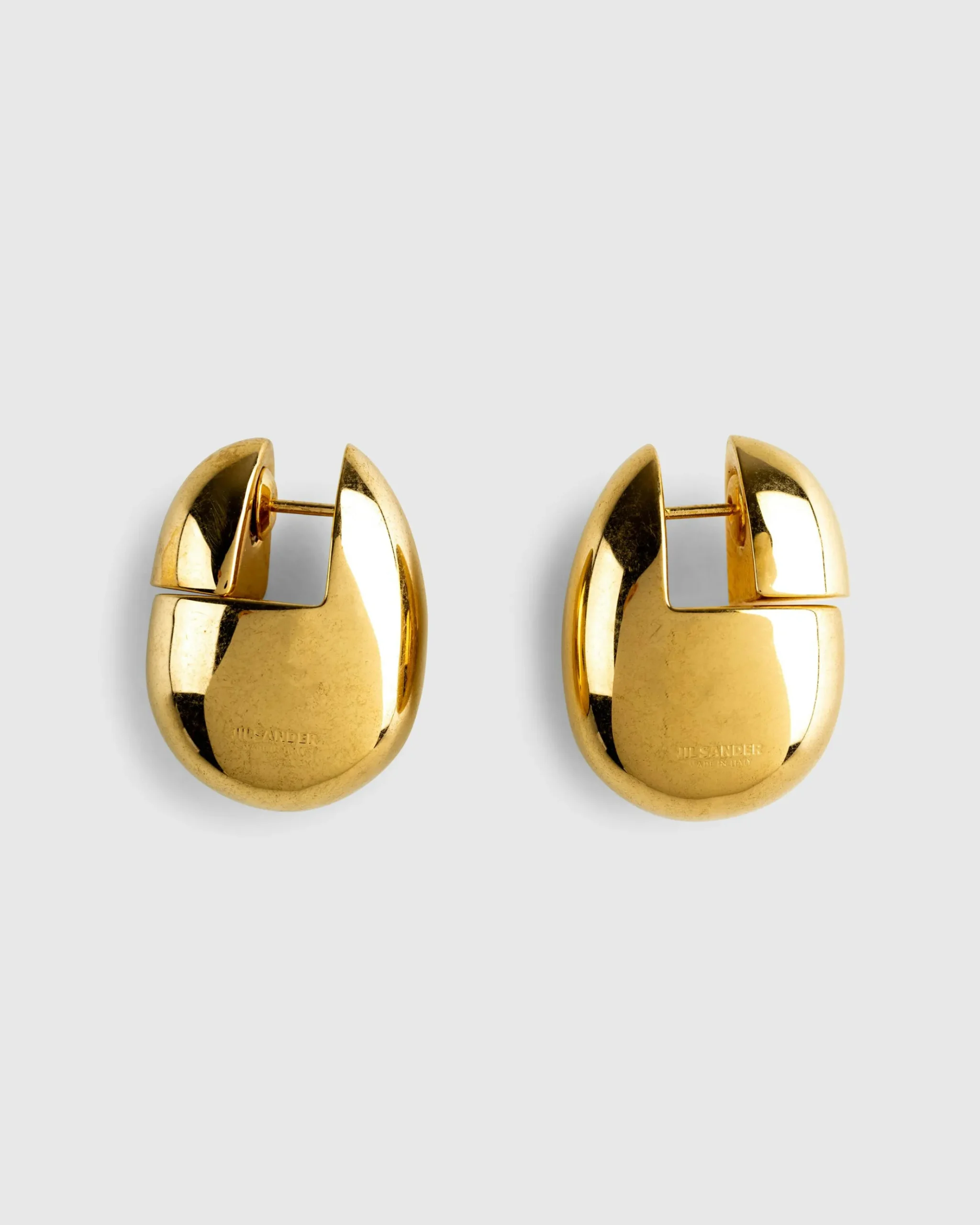 Fashion Jil Sander EM1 Earrings 2 gold